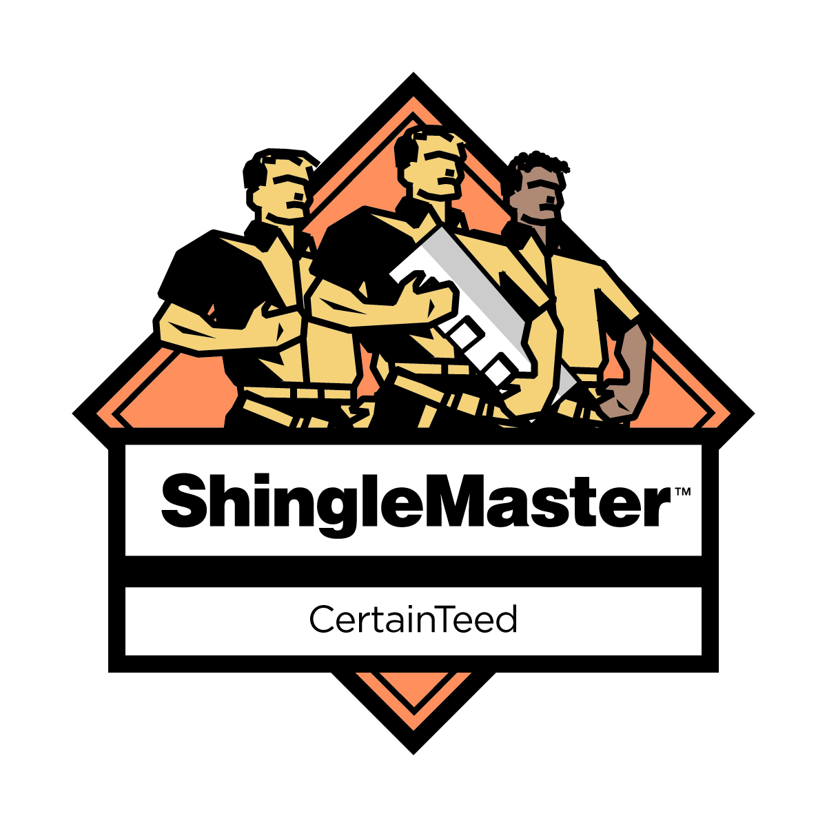 Image of shingle master CertainTeed logo